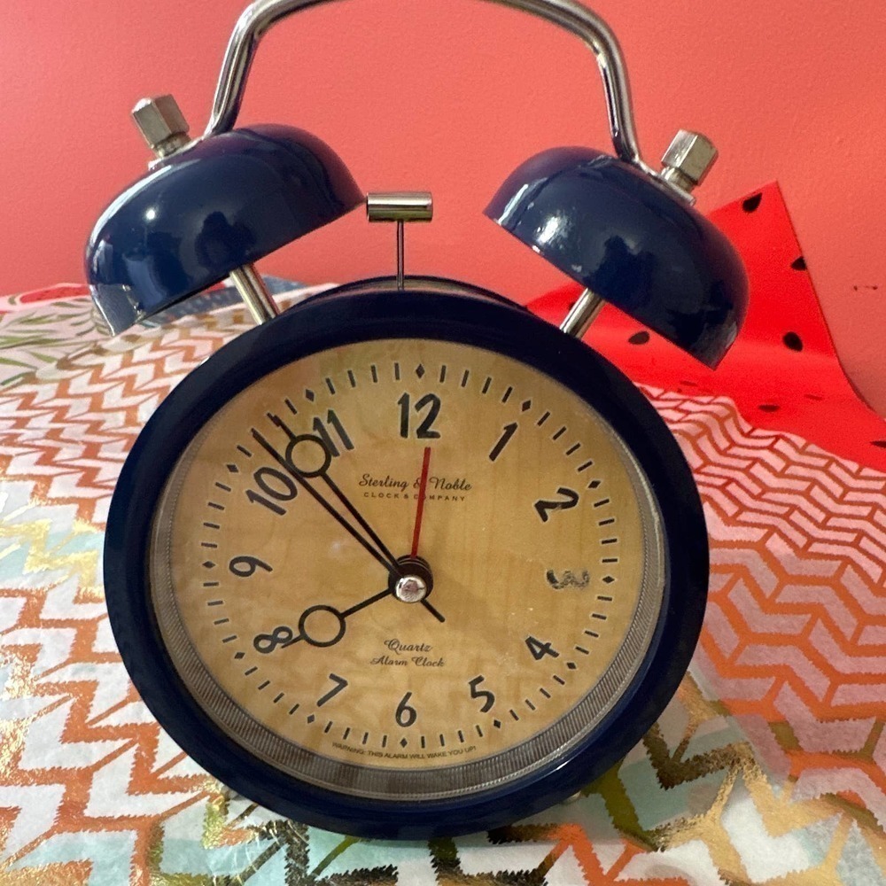 STERLING & noble alarm clock